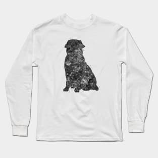 Golden Retriever black and white Long Sleeve T-Shirt